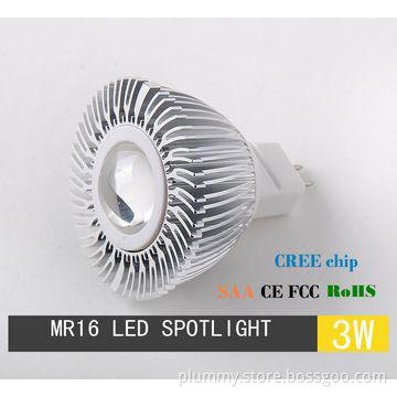 Cree 1*3W led spot light MR16 Based